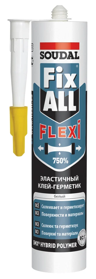 Клей-герметик гибридный СОУДАЛ Фикс Алл FLEXI коричневый 290 мл ( Т-ра перевозки не ниже 0 град)