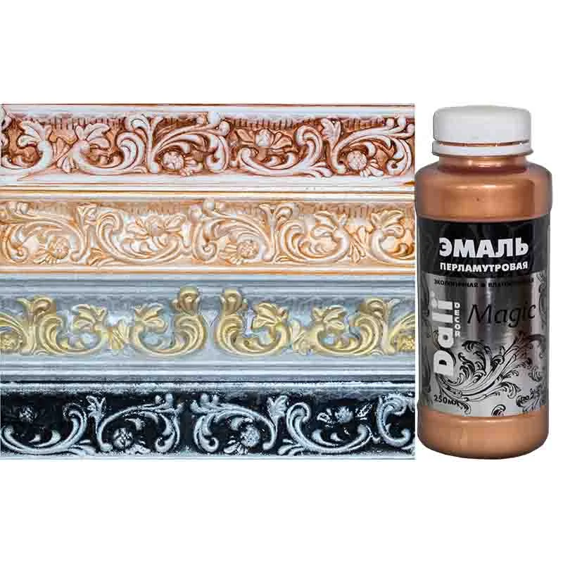 Эмаль DALI DECOR Magic акриловая перламутровая МЕДЬ, 0,25 л